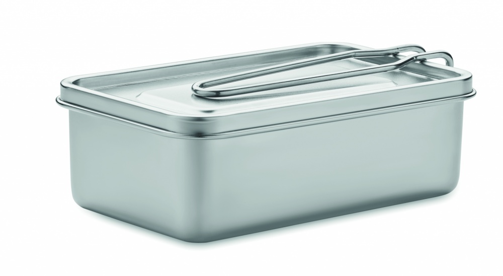 Logo trade promotional products picture of: Stainless steel lunch box