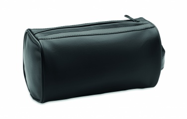 Logo trade promotional gifts picture of: Soft PU cosmetic bag and zipper