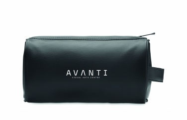 Logo trade corporate gifts picture of: Soft PU cosmetic bag and zipper
