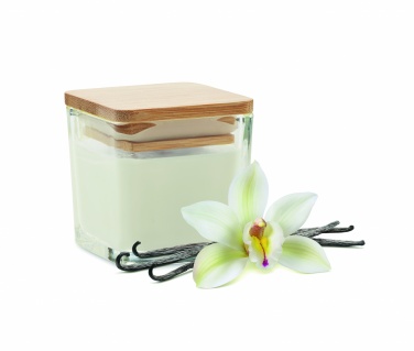 Logotrade advertising product image of: Squared fragranced candle 50gr