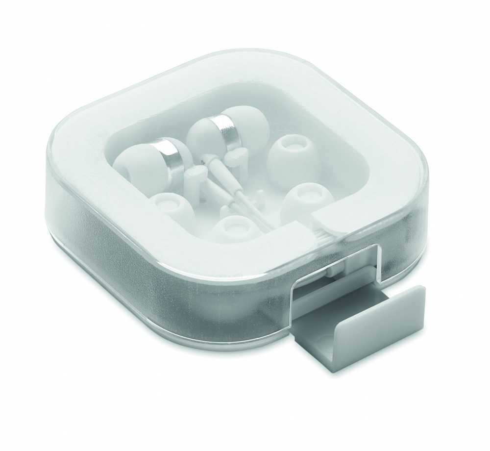 Logotrade promotional product picture of: Ear phones with silicone covers