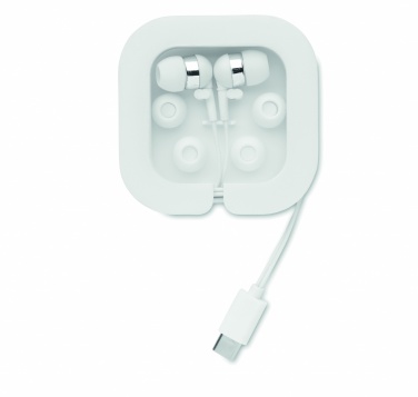 Logotrade promotional item picture of: Ear phones with silicone covers