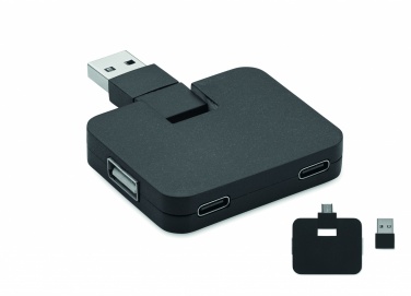 Logo trade promotional merchandise photo of: 4 port USB hub
