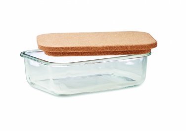 Logo trade promotional products picture of: Glass lunch box with cork lid