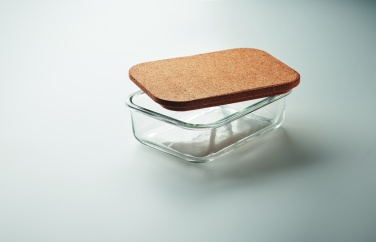 Logotrade promotional items photo of: Glass lunch box with cork lid