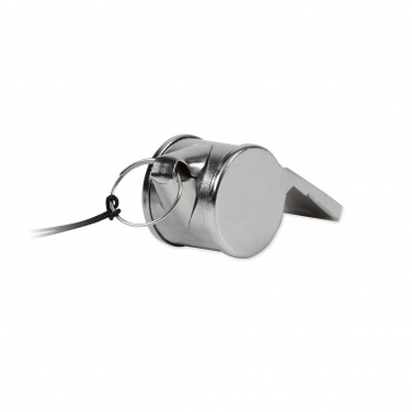 Logo trade promotional gift photo of: Metal whistle