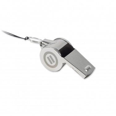 Logo trade advertising products picture of: Metal whistle