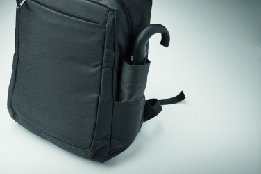 Logo trade business gift photo of: A portable backpack trolley with wheels, made of 600D RPET polyester