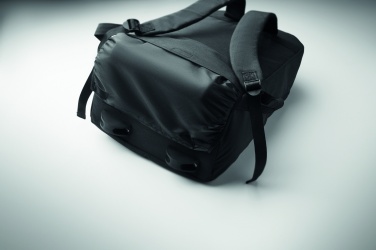 Logotrade promotional item image of: A portable backpack trolley with wheels, made of 600D RPET polyester