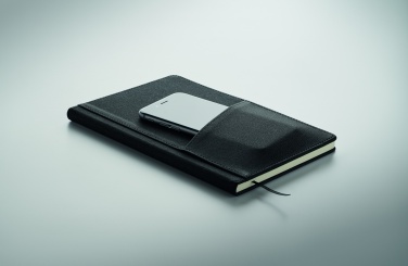 Logotrade promotional products photo of: A5 notebook PU front pocket
