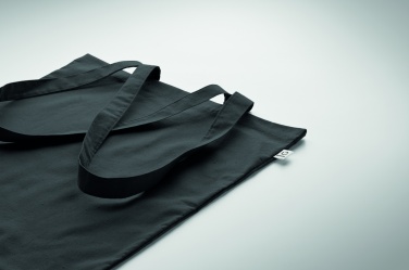 Logo trade promotional merchandise photo of: Recycled cotton shopping bag