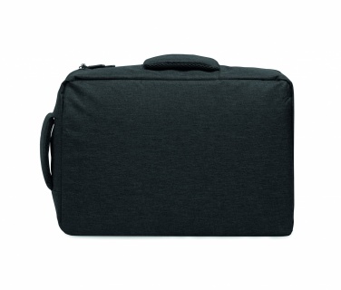 Logo trade promotional products image of: A safe 15-inch laptop backpack made of 300D RPET with a 210D RPET lining and customizable printing.