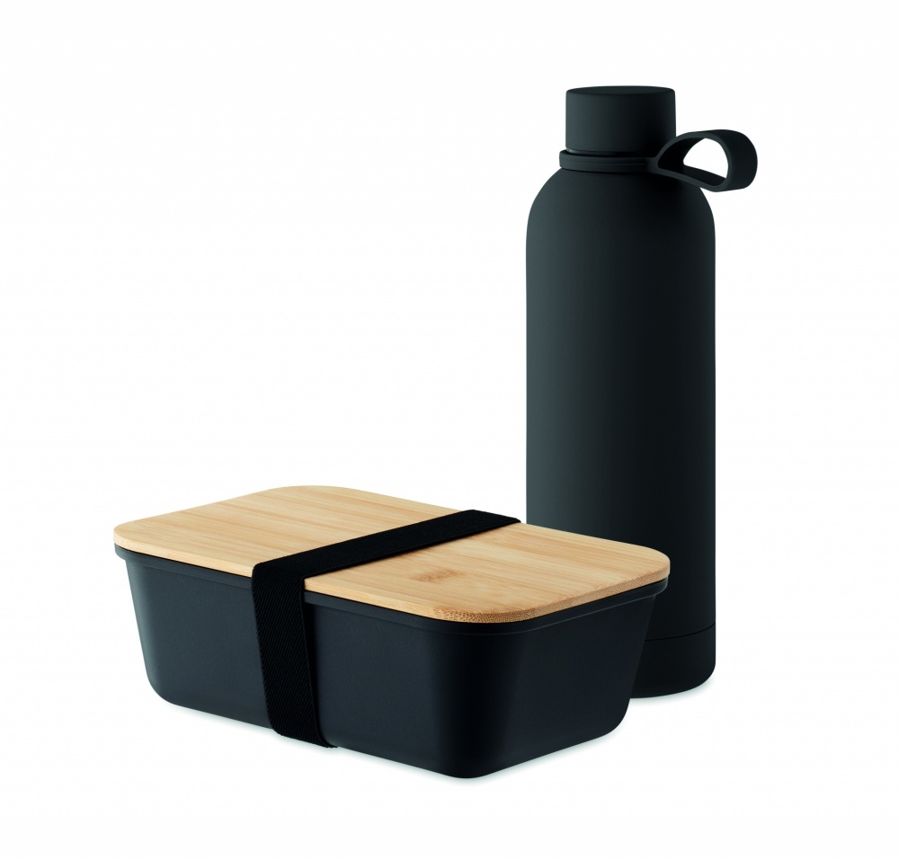 Logotrade corporate gift picture of: Lunch box bottle gift set