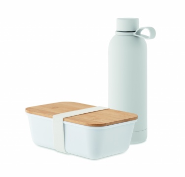 Logotrade promotional product image of: Lunch box bottle gift set