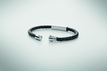 Logotrade promotional product picture of: Braided faux leather bracelet