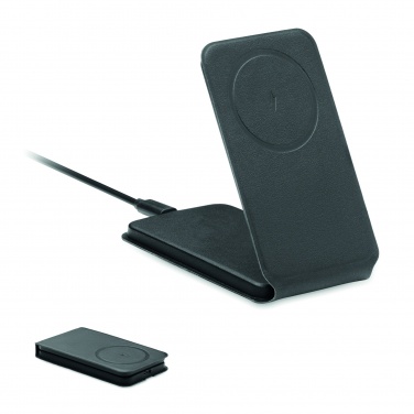 Logo trade promotional gifts image of: Foldable magnetic charger 15W