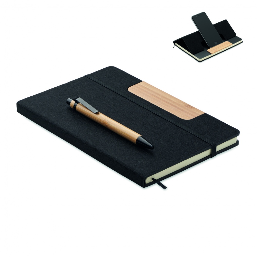 Logotrade promotional product picture of: A5 RPET notebook set