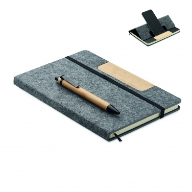 Logotrade advertising products photo of: A5 RPET notebook set