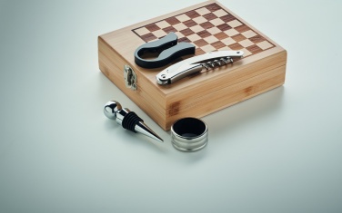 Logo trade promotional gifts image of: Chess board wine set