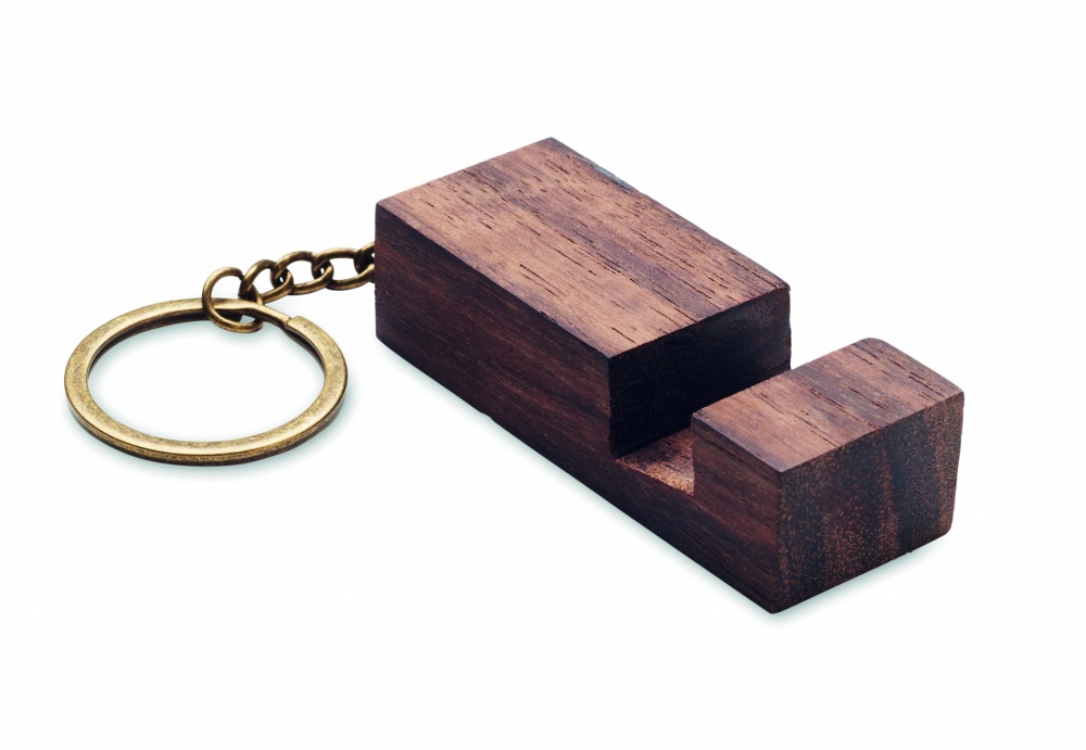 Logo trade promotional items picture of: Key ring with phone stand Hyvinkää