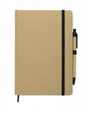 Logo trade promotional product photo of: A5 notebook in recycled carton