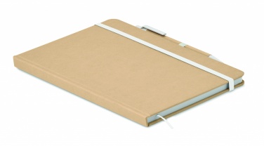 Logo trade advertising products picture of: A5 notebook in recycled carton