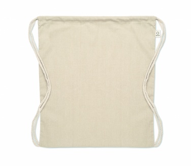 Logotrade promotional products photo of: Recycled cotton drawstring bag