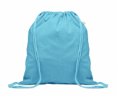 Logo trade advertising product photo of: Recycled 140 gr/m² cotton bag