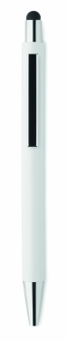 Logo trade business gifts image of: Antibacterial stylus ballpen
