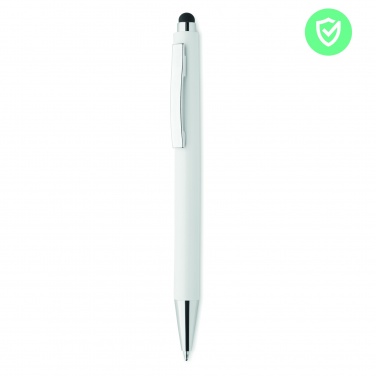 Logo trade promotional giveaway photo of: Antibacterial stylus ballpen