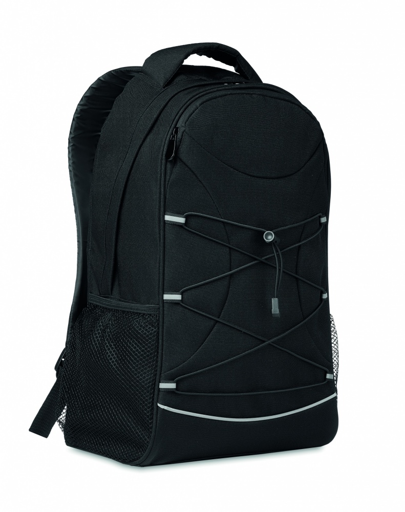 Logo trade promotional giveaways image of: 600D RPET backpack