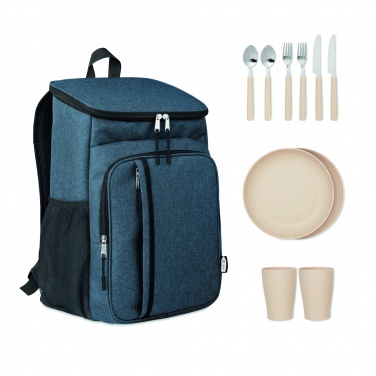 Logo trade promotional giveaways picture of: Outdoor cooler bag 600D RPET