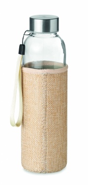 Logo trade corporate gift photo of: Glass bottle in pouch 500ml