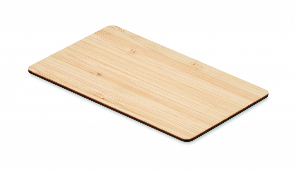 Logo trade promotional product photo of: RFID card in bamboo material