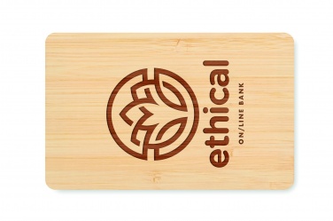 Logotrade promotional product picture of: RFID card in bamboo material