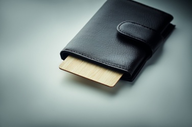 Logotrade promotional merchandise image of: RFID card in bamboo material