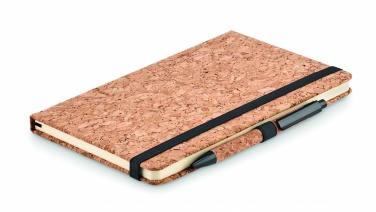 Logo trade advertising products picture of: A5 cork notebook with pen