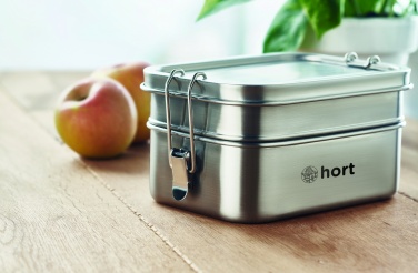 Logo trade business gift photo of: Stainless steel lunch box