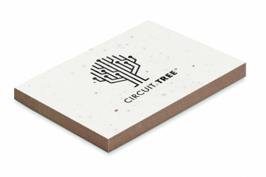 Logo trade promotional gifts image of: Grass/seed paper memo pad