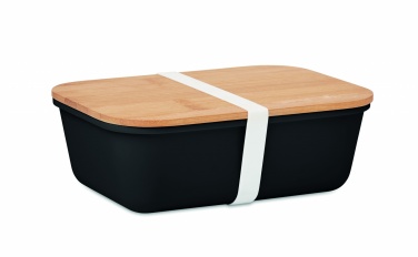 Logo trade promotional gifts image of: Lunch box with bamboo lid