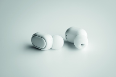 Logotrade promotional gift image of: Recycled ABS TWS earbuds