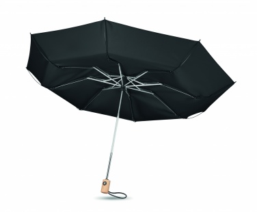 Logo trade promotional giveaways image of: 23 inch 190T RPET umbrella