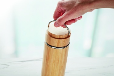Logo trade business gifts image of: Double wall flask 400 ml TAMPERE