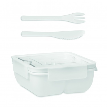 Logotrade promotional merchandise image of: Lunch box with cutlery 600ml