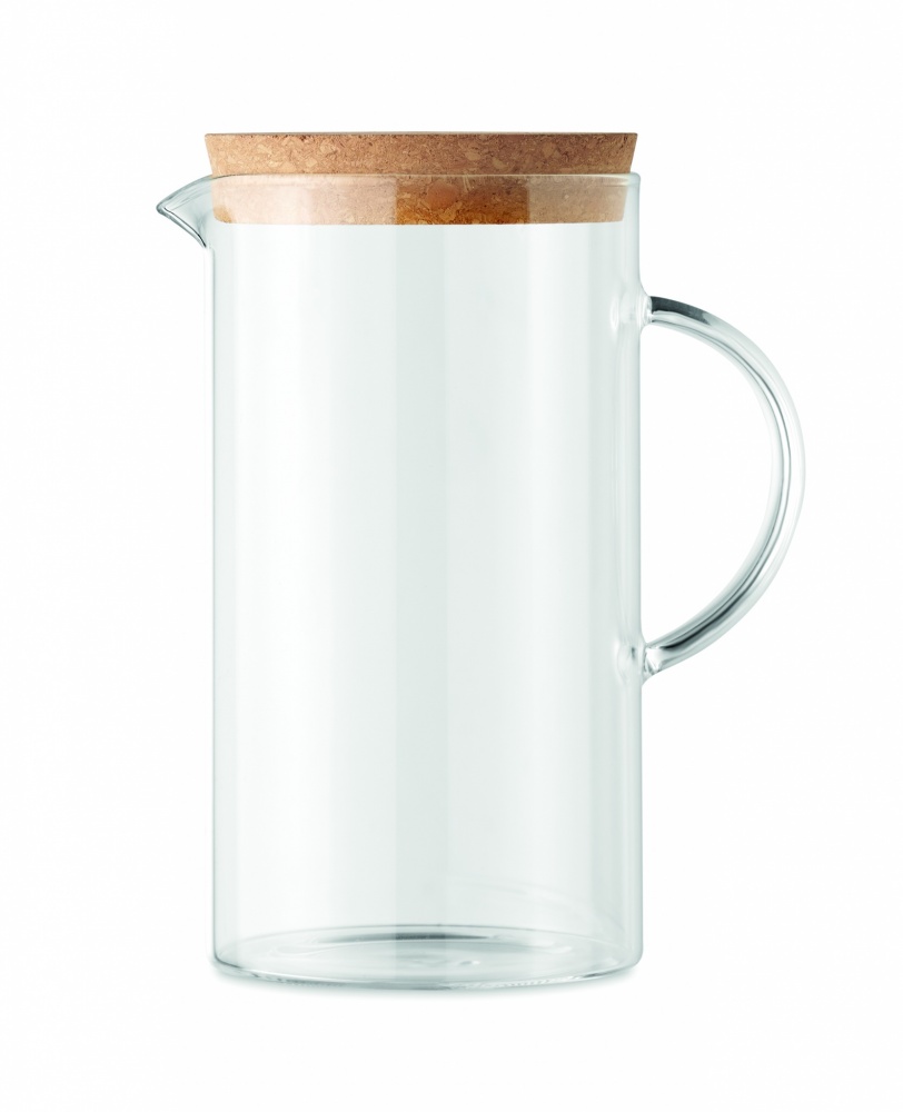 Logo trade promotional products picture of: Borosilicate glass decanter 1L