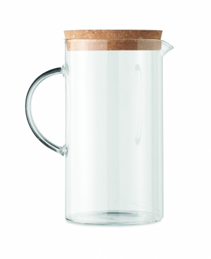 Logo trade advertising products picture of: Borosilicate glass decanter 1L
