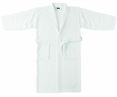 Logo trade promotional merchandise image of: Bathrobe organic cotton XL/XXL