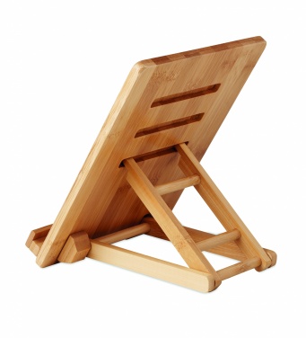 Logo trade promotional products picture of: Bamboo tablet stand TUANUI