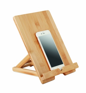 Logo trade corporate gifts image of: Bamboo tablet stand TUANUI
