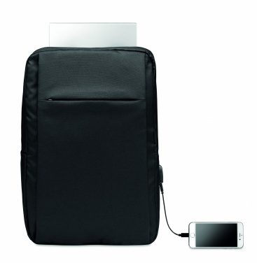 Logotrade promotional item image of: Laptop backpack in 300D RPET
